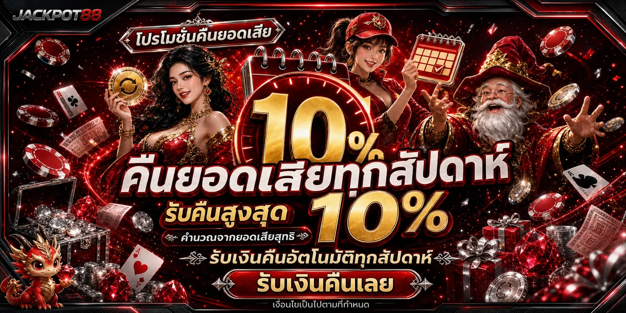 ภาพโปรโมชั่นและคู่มือใช้งาน JACKPOT88